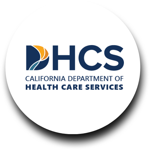 Semi-circle shadow - DHCS logo