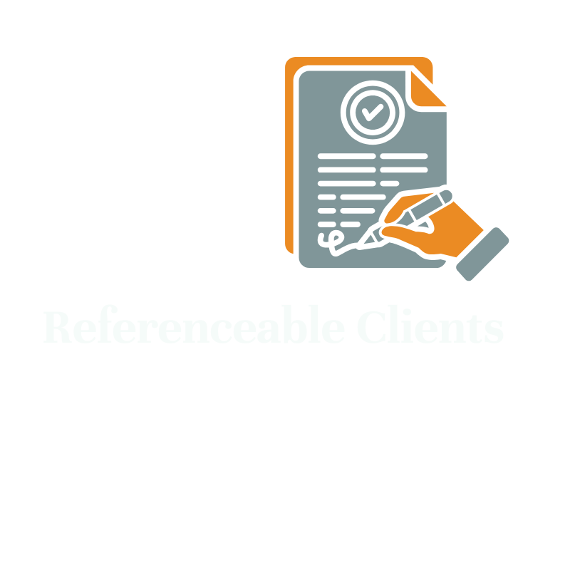 100% Referenceable Clients